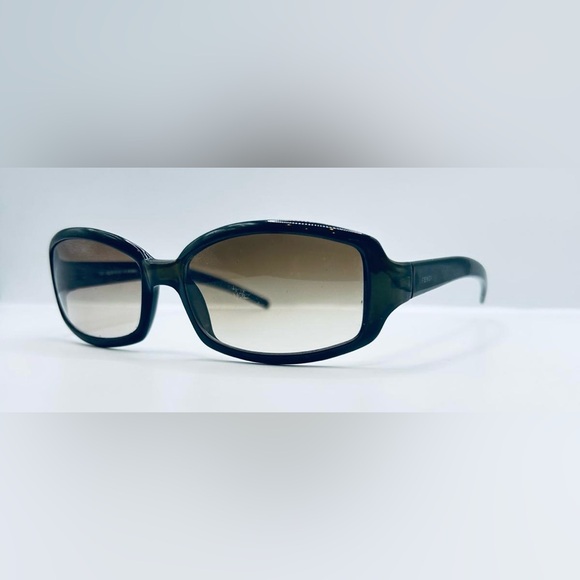 Vintage Fendi FS 262 Green Oval Sunglasses Frames - Picture 2 of 8